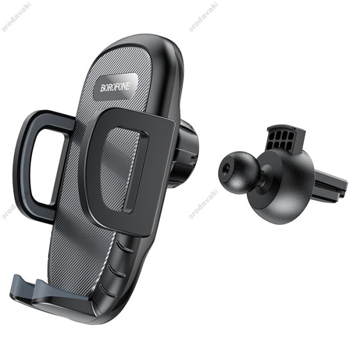 Автомобільний тримач BOROFONE BH52 Windy air outlet car holder Black