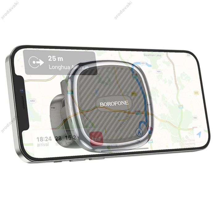 Автомобільний тримач BOROFONE BH67 Air outlet magnetic Black