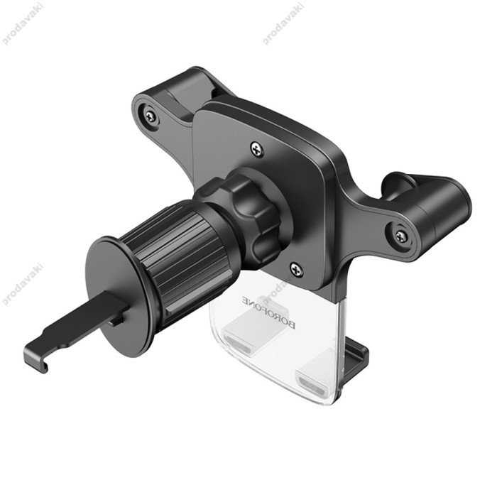 Автомобільний тримач BOROFONE BH86 Crystal ice car holder (air outlet) Black