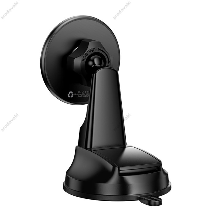 Автомобільний тримач BOROFONE BH136 Parker magnetic car holder (center console) Black