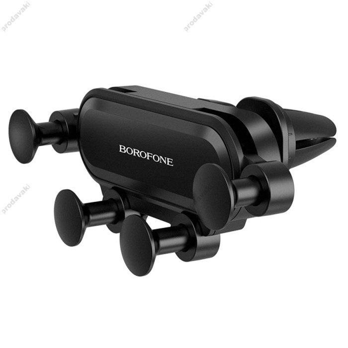 Автомобільний тримач BOROFONE BH19 Eddie air outlet gravity in-car holder Black