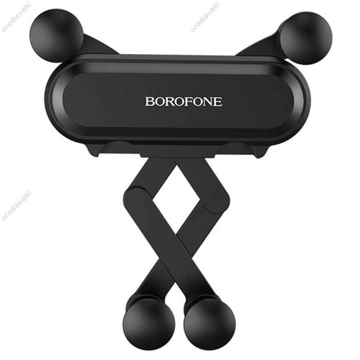 Автомобільний тримач BOROFONE BH19 Eddie air outlet gravity in-car holder Black