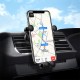 Автомобільний тримач BOROFONE BH19 Eddie air outlet gravity in-car holder Black