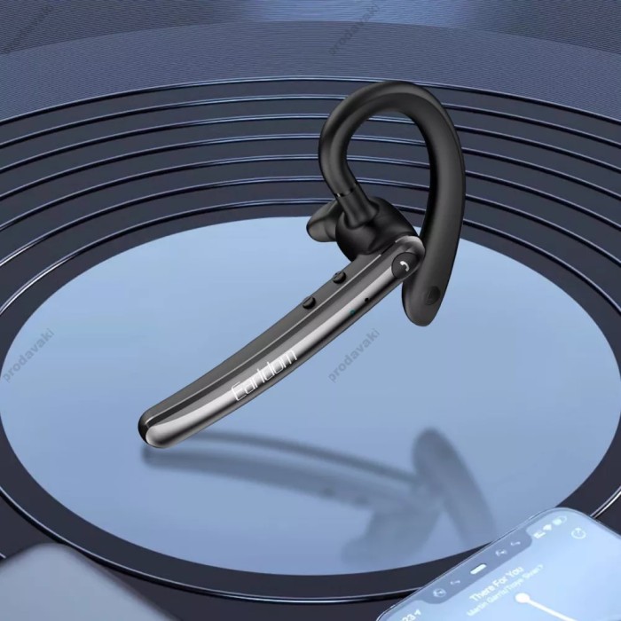 Бездротова Bluetooth гарнітура Earldom ET-BH107 headset BT 5.4 Black