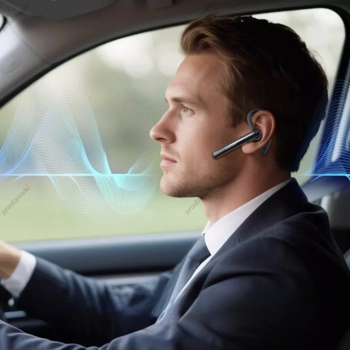 Бездротова Bluetooth гарнітура Earldom ET-BH107 headset BT 5.4 Black