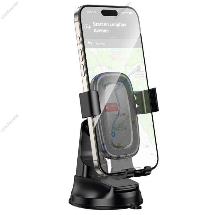 Автомобільний тримач BOROFONE BH130 Follower gravity car holder (center console) Black