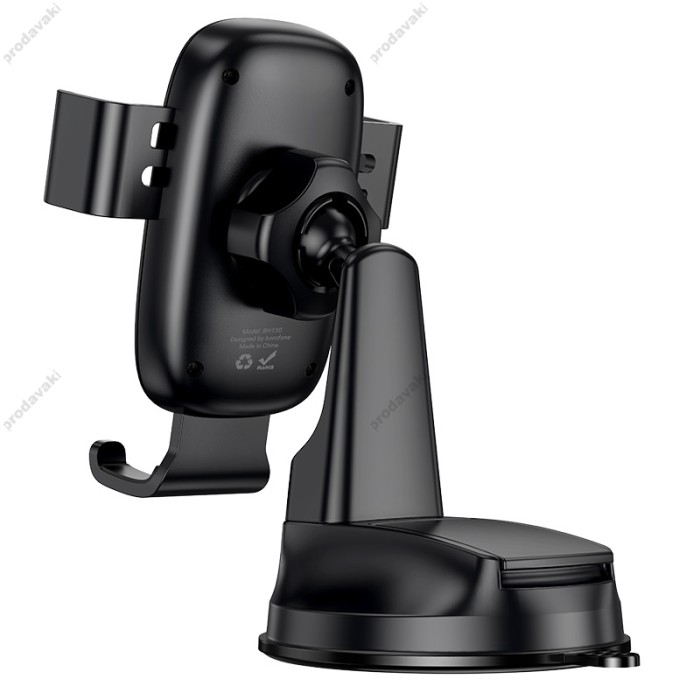 Автомобільний тримач BOROFONE BH130 Follower gravity car holder (center console) Black