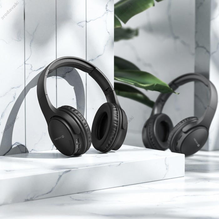 Бездротові Bluetooth навушники Veron BH10 Tune BT 5.3 Black