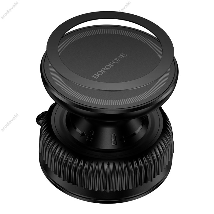 Автомобільний тримач BOROFONE BH139 Rider vacuum suction cup magnetic holder (universal) Black