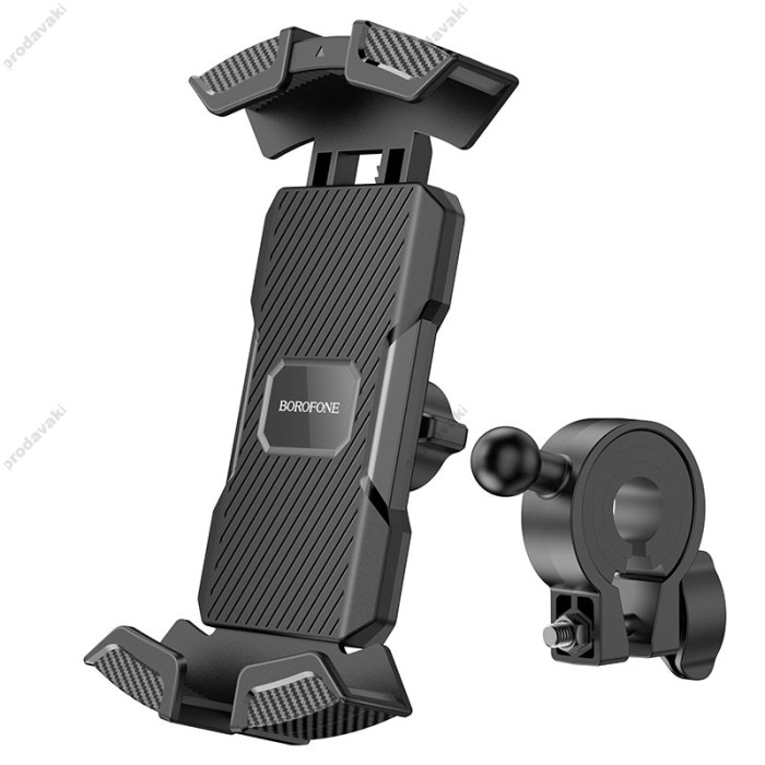 Тримач телефону для велосипеда/мотоцикла BOROFONE BH72 Airfly bicycle motorcycle universal holder Black