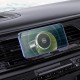 Автомобільний тримач BOROFONE BH47 Cool move air outlet magnetic car holder extended version Black-Silver