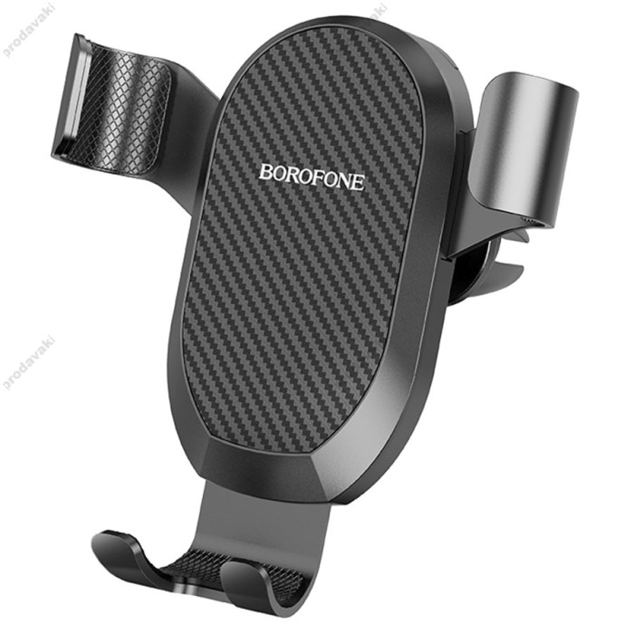 Автомобільний тримач BOROFONE BH48 Warrior Air outlet Gravity Car holder Black