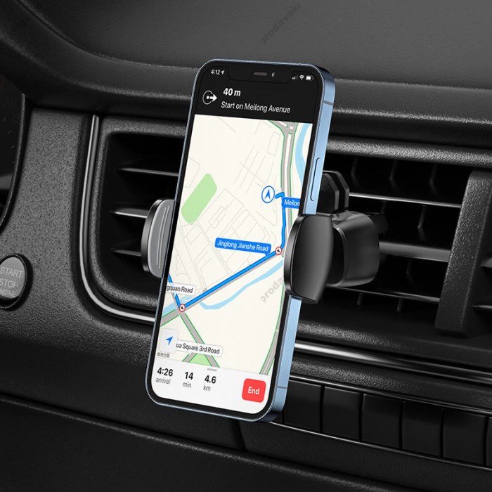 Автомобільний тримач BOROFONE BH61 Bora air outlet Car holder Black