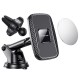 Автомобільний тримач із бездротовою зарядкою BOROFONE BH35 Magnetic wireless charging car holder 15W Black