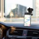 Автомобільний тримач із бездротовою зарядкою BOROFONE BH35 Magnetic wireless charging car holder 15W Black