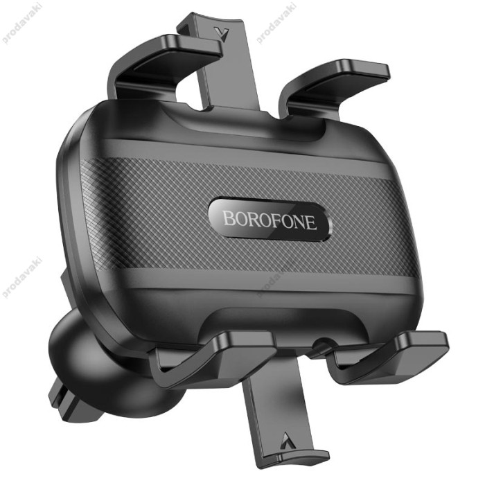 Автомобільний тримач BOROFONE BH98 Wind automatic clamping car holder (air outlet) Black