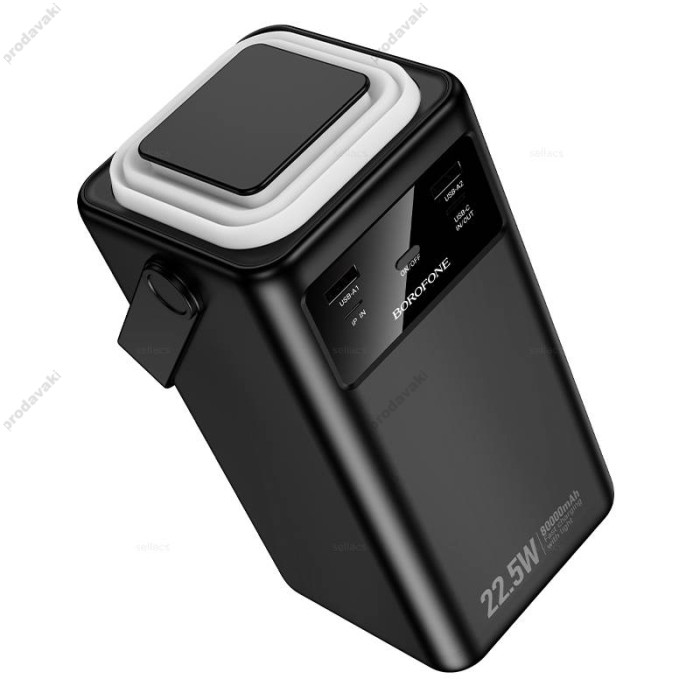 Повербанк портативний акумулятор Power bank BOROFONE BJ65B High 22.5W+PD20W 80000mAh Black