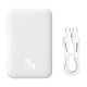 Повербанк портативний акумулятор Power bank Baseus Airpow Magnetic магнітний 20W 6000mAh White P10022807213-00