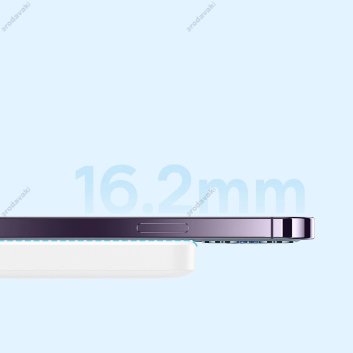 Повербанк портативний акумулятор Power bank Baseus Airpow Magnetic магнітний 20W 6000mAh White P10022807213-00