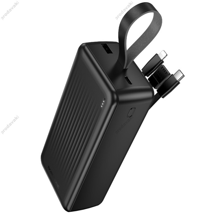 Повербанк портативний акумулятор Power bank BOROFONE BJ79B Clever 30000 mAh Black
