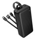 Повербанк портативний акумулятор Power bank BOROFONE BJ79B Clever 30000 mAh Black