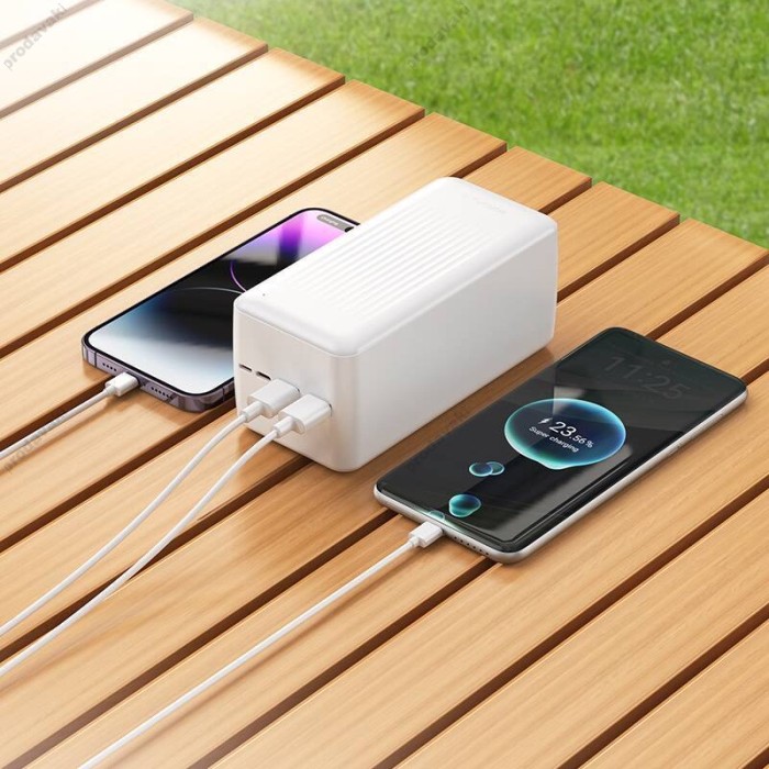 Повербанк портативний акумулятор Power bank Borofone BJ80C Clever 22.5W+PD20W 50000 mAh White