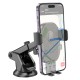 Автомобільний тримач BOROFONE BH93 Grand one-button car holder (center console) Black