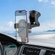 Автомобільний тримач BOROFONE BH93 Grand one-button car holder (center console) Black