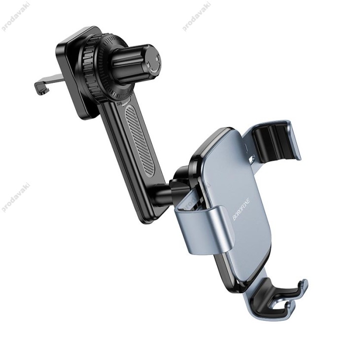Автомобільний тримач BOROFONE BH94 Warrior gravity car holder (air outlet) Black