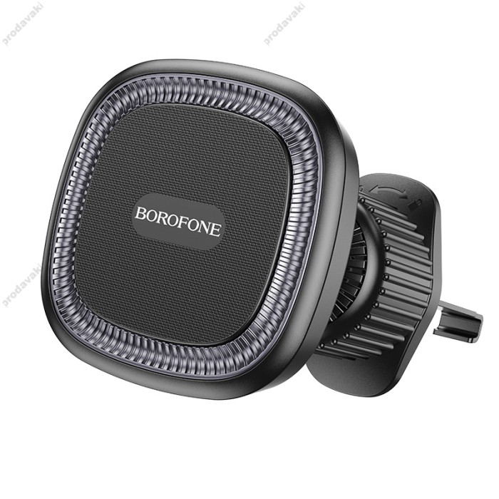 Автомобільний тримач BOROFONE BH96 NT Ice magnetic car holder (air outlet) Black