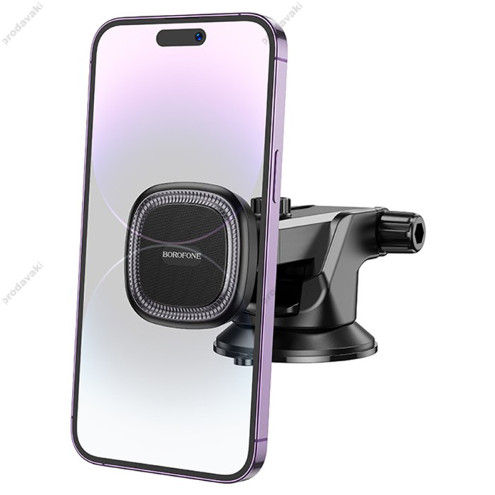 Автомобільний тримач BOROFONE BH97 NT Ice magnetic car holder (center console) Black