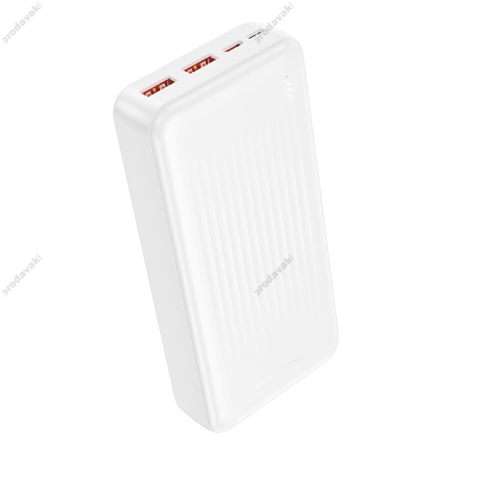 Повербанк портативний акумулятор Power bank Borofone BJ80A Clever 22.5W+PD20W 20000 mAh White