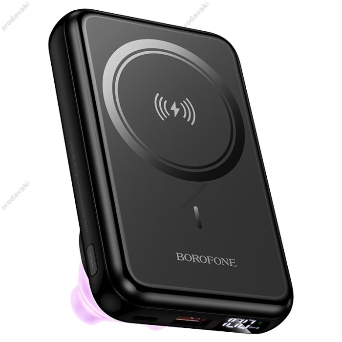 Повербанк портативний акумулятор Power bank BOROFONE BJ83 Ocean 10000 mAh Black