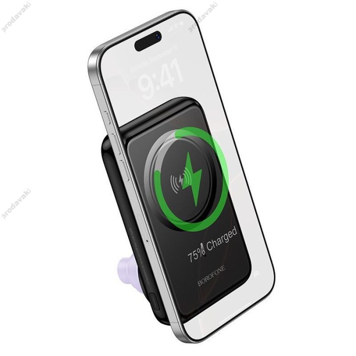Повербанк портативний акумулятор Power bank BOROFONE BJ83 Ocean 10000 mAh Black