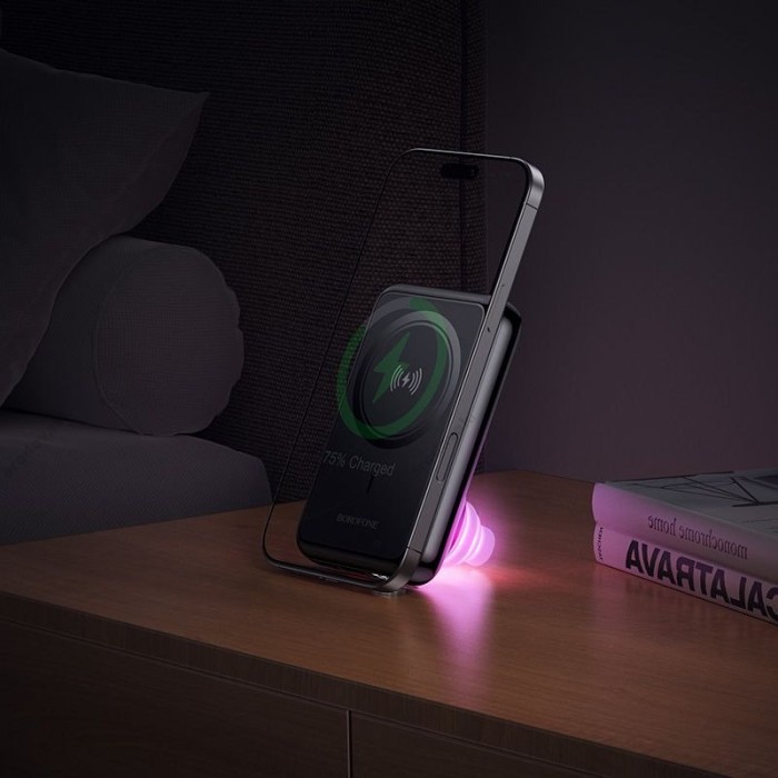 Повербанк портативний акумулятор Power bank BOROFONE BJ83 Ocean 10000 mAh Black