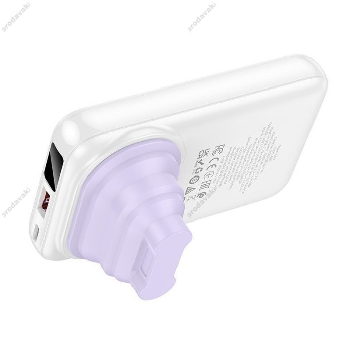 Повербанк портативний акумулятор Power bank BOROFONE BJ83 Ocean 10000 mAh White