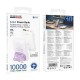 Повербанк портативний акумулятор Power bank BOROFONE BJ83 Ocean 10000 mAh White