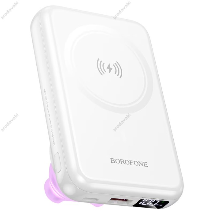 Повербанк портативний акумулятор Power bank BOROFONE BJ83 Ocean 10000 mAh White
