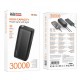 Повербанк портативний акумулятор Power bank Borofone BJ86A Victoria 22.5W+PD20W 30000 mAh Black