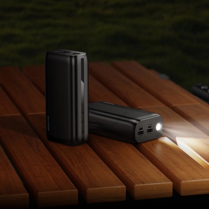 Повербанк портативний акумулятор Power bank Borofone BJ86A Victoria 22.5W+PD20W 30000 mAh Black