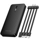 Повербанк портативний акумулятор Power bank BOROFONE BJ84 Freeway 10000 mAh Black