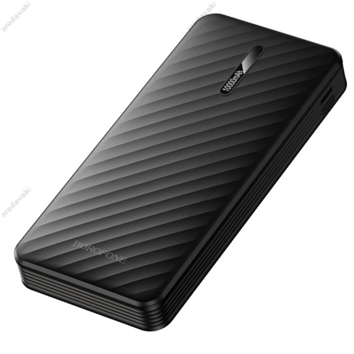 Повербанк портативний акумулятор Power bank BOROFONE BJ84 Freeway 10000 mAh Black