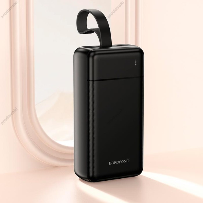 Повербанк портативний акумулятор Power bank BOROFONE BJ88B Clever 30000 mAh Black