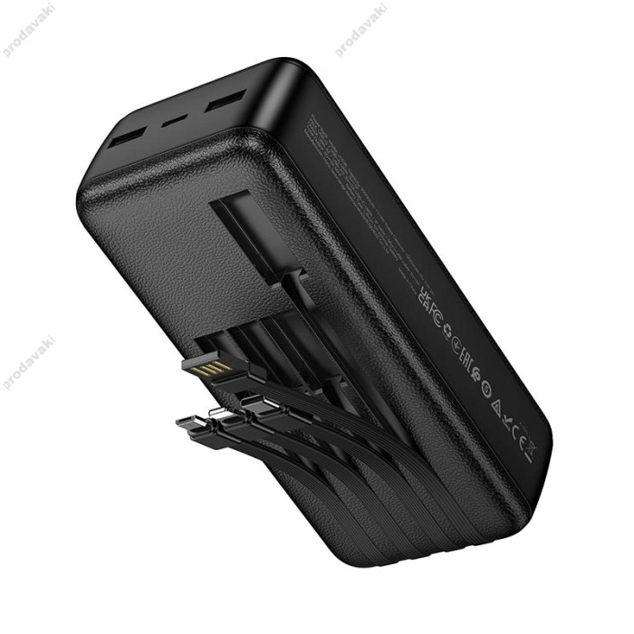 Повербанк портативний акумулятор Power bank BOROFONE J163B Wonderful 30000 mAh black