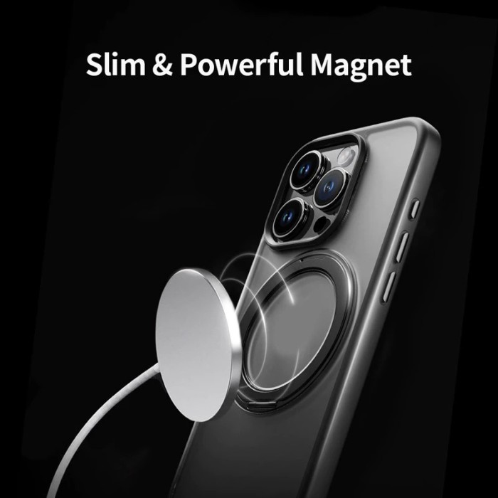Чохол ROCK Guard Touch Rotating with Magnetic (Foldable Bracket) для iPhone 16 Pro Black