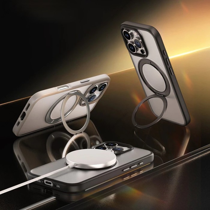 Чохол ROCK Guard Touch Rotating with Magnetic (Foldable Bracket) для iPhone 16 Pro Black