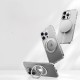 Чохол ROCK Crystal Rotating with Magnetic (Foldable Bracket) for iPhone 16 Pro Transparent