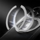 Чохол ROCK Crystal Rotating with Magnetic (Foldable Bracket) for iPhone 16 Pro Transparent