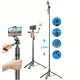 Монопод-трипод Monopod Tripod CH C08 Button Bluetooth 2.02m Black