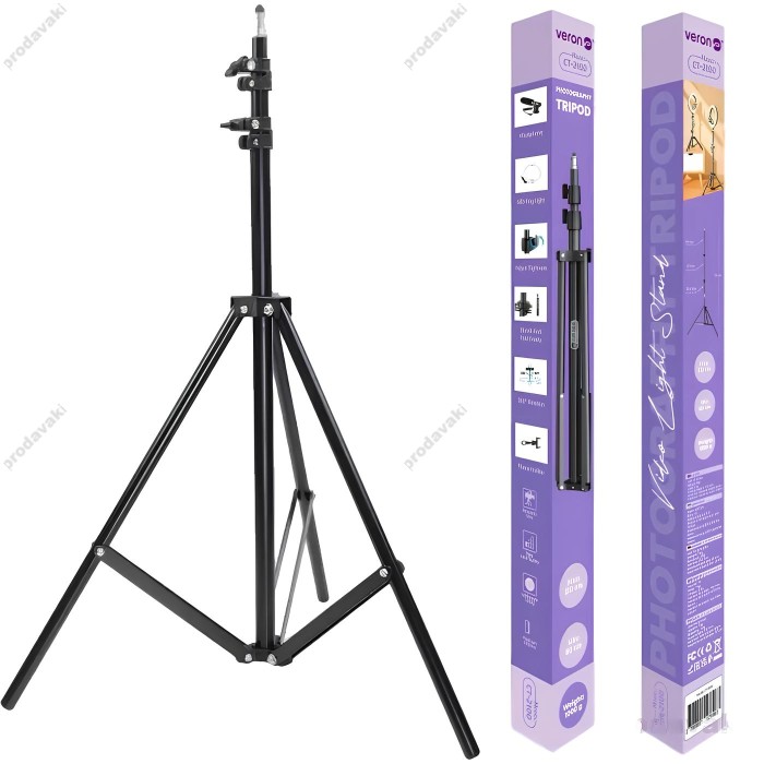 Стійка штатив Tripod Stand Multifunctional Veron CT2100 ¼ 2.10м